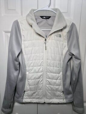 The North Face Jacket S White Quilted Hybrid